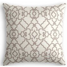 Online Designer Combined Living/Dining Loom Decor Moroccan Trellis Pillow