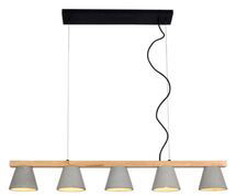 Online Designer Other Zain 43 1/4" Wide Gray Black Kitchen Island Light Pendant