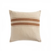 Online Designer Bedroom Handwoven Merido Pillow - Beige