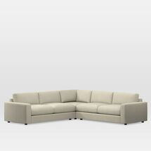 Online Designer Living Room Urban 3-Piece L-Shaped Sectional