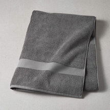 Online Designer Bathroom SLATTERY DARK GREY BATH TOWEL