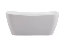 Online Designer Bathroom Dezra 66.94'' x 30.75'' Freestanding Soaking Bathtub