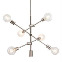 Online Designer Dining Room Eladia 6 - Light Sputnik Modern Linear Chandelier