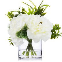 Online Designer Bedroom Peony Centerpiece in Vase