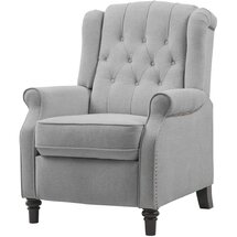 Online Designer Bedroom Daubert 29" Wide Manual Wing Chair Recliner