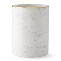 Online Designer Bathroom Marble and Brass Wastebasket