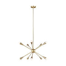 Online Designer Combined Living/Dining ED ELLEN DEGENERES JAX 10 LIGHT CHANDELIER