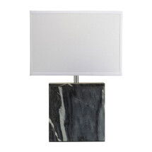 Online Designer Living Room Marble Square LED 20" Table Lamp