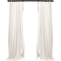 Online Designer Bedroom Bryce 100% Cotton Solid Blackout Thermal Rod Pocket Single Curtain Panel