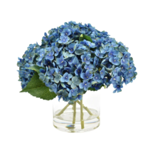 Online Designer Combined Living/Dining Hydrangea Floral Arrangement in Vase