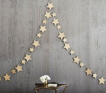 Online Designer Nursery Emily & Meritt Glitter Star Garland