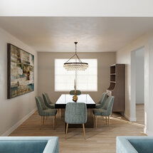 Online Designer Combined Living/Dining 3D Model