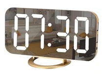 Online Designer Bedroom Gold Digital Alarm Desk Clock
