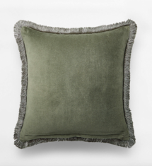 Online Designer Nursery 16" BETTIE FOREST GREEN THROW PILLOW WITH FEATHER-DOWN INSERT