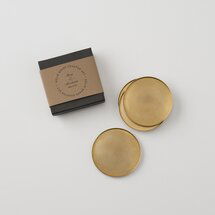 Online Designer Living Room Brass Coaster Set