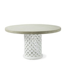 Online Designer Patio Bamileke Round Dining Table