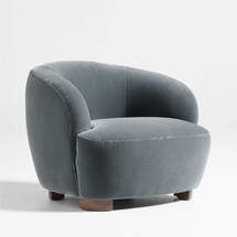 Online Designer Bedroom Le Marché Blue Accent Chair by Athena Calderone