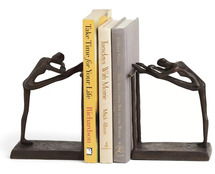 Online Designer Living Room Contemporary Stretch Metal Book Ends