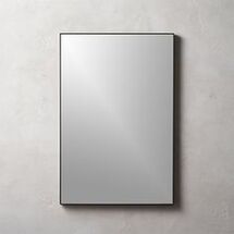 Online Designer Hallway/Entry INFINITY BLACK RECTANGLE MIRROR 24"X36"