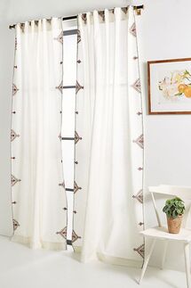 Online Designer Combined Living/Dining Embroidered Isabella Curtain