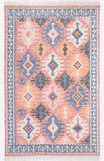 Online Designer Hallway/Entry Framed Arrows Indoor/Outdoor Rug