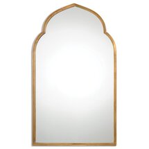 Online Designer Living Room Gold Arch Wall Mirror