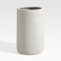 Online Designer Patio Saabira Taupe 23.25" Tall Indoor/Outdoor Planter