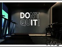 Online Designer Other Don't Quit DO IT ! Gym Decal 