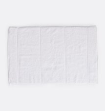 Online Designer Bathroom Organic Cotton Bath Rug, Snow - 21" x 34"