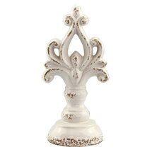 Online Designer Combined Living/Dining Adelle Medium Worn Decorative Pedestal Sculpture