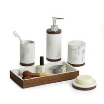 Online Designer Home/Small Office Icon 5 Piece Bathroom Accessory Set