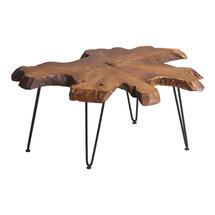 Online Designer Combined Living/Dining Wood Slice Coffee Table
