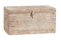 Online Designer Bathroom Whitewash Tava Handcrafted Rattan Lidded Box