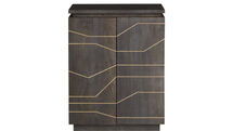 Online Designer Dining Room Brass Inlay Cabinet