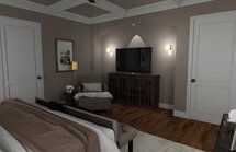 Online Designer Bedroom 3D Model