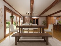 Online Designer Combined Living/Dining 3D Model