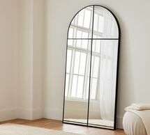 Online Designer Bathroom Hayes Paned Floor Arch Mirror