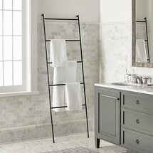 Online Designer Bathroom Jackson Black Towel Ladder