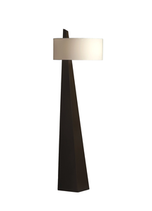 Online Designer Bedroom Obelisk 63" Floor Lamp in Chestnut with On/Off Switch