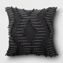 Online Designer Living Room Chenille Diamond Patterned Square Throw Pillow