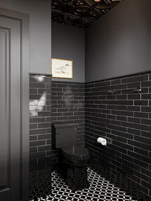 Online Designer Bathroom 3D Model