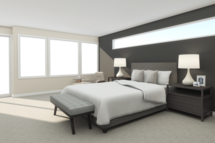 Online Designer Bedroom 3D Model