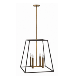 Online Designer Other Hinkley Fulton 22" Wide Bronze Entry Pendant