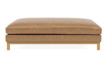 Online Designer Combined Living/Dining Jasper Leather Ottoman