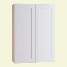 Online Designer Living Room Newport Assembled Wall Kitchen Cabinet with Double Doors in Pacific White