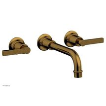 Online Designer Bathroom HEX MODERN Wall Lavatory Set with Lever Handles 501-14