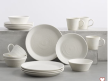 Online Designer Bathroom Larkin Reactive Glaze Stoneware 16-Piece Dinnerware Set