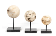 Online Designer Living Room Organic Stone Sculptures, Set Of 3