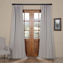 Online Designer Living Room Manwaring Faux Linen Blackout Single Curtain Panel