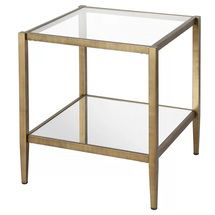 Online Designer Living Room Erika 22'' Tall Glass End Table